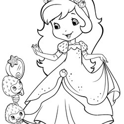 Wizard Strawberry Shortcake Coloring Page To Print Color Craft