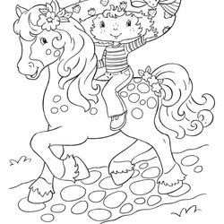 The Highest Quality Strawberry Shortcake Coloring Page To Print Color Craft Pages Friends For Kids