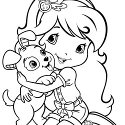 Super Strawberry Shortcake Coloring Pages Printable For Teens