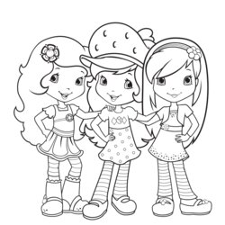Peerless Strawberry Shortcake Coloring Pages Print And Color