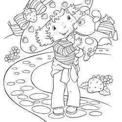 Champion Free Printable Strawberry Shortcake Coloring Pages For Kids Friends Charlotte