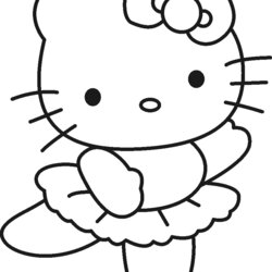 Spiffing Free Printable Hello Kitty Coloring Pages For Kids Girls