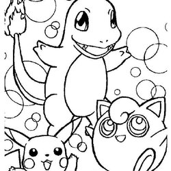 Eminent Pokemon Coloring Page