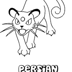 Pokemon Coloring Pages Join Your Favorite On An Adventure Persian Print Color Kids Printable Sheets Colouring