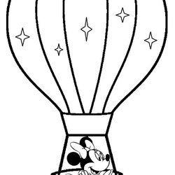 Perfect Printable Hot Air Balloon Coloring Pages For Kids