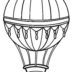 Swell Printable Hot Air Balloon Coloring Pages For Kids Helene Festival Vintage Page