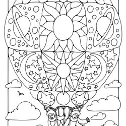 Superlative Free Printable Hot Air Balloon Coloring Pages For Kids Color Page