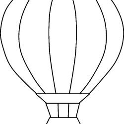 Superb Hot Air Balloon Transportation Free Printable Coloring Pages