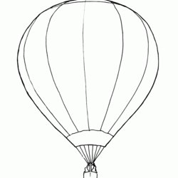 Matchless Coloring Pages Of Hot Air Balloons Home Printable Transportation