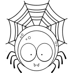 Marvelous Cartoon Spider Coloring Pages At Free Printable Color