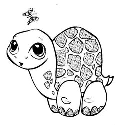 Out Of This World Baby Turtle Coloring Pages At Free Printable Drawing Cute Sea Color Kids