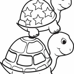 Splendid Free Easy To Print Turtle Coloring Pages Baby