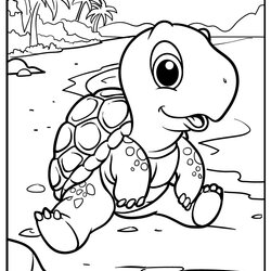 Sterling Baby Turtle Coloring