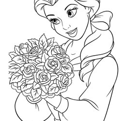 Cool Belle Printable Coloring Pages