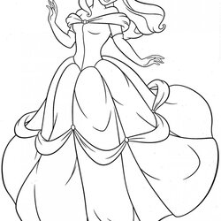 Marvelous Free Printable Belle Coloring Pages For Kids Princess