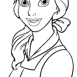 The Highest Standard Coloring Pages Disney Belle