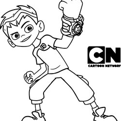 Ben Ultimate Alien Coloring Pages And Drawing Ten