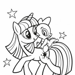 Wonderful Twilight Sparkle Coloring Pages Best For Kids Pony Little Popular My Page