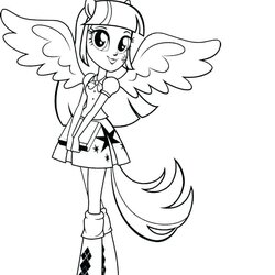 The Highest Quality Twilight Sparkle Coloring Pages To Print At Free Download Pony Little Girls Printable