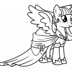 Twilight Sparkle Coloring Pages Best For Kids Print