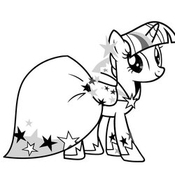 Admirable Twilight Sparkle Coloring Pages Best For Kids Unicorn Pony Little Printable Print Girls Sheets