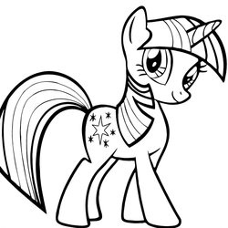 High Quality Twilight Sparkle Coloring Pages Best For Kids Printable