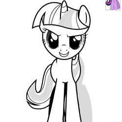 Coloring Pages Twilight Sparkle
