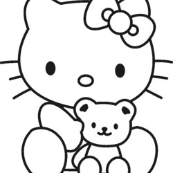 Super Free Coloring Pages For Kids Hello Kitty Sheet Print Printable Sheets Am