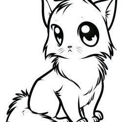 The Highest Standard Kitty Cat Coloring Pages Printable At Free Colouring Color Print Baby