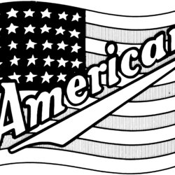 American Flag Coloring Pages Best For Kids Page