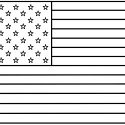 Eminent American Flag Coloring Pages Best For Kids Printable