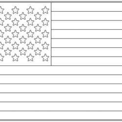 Tremendous American Flag Coloring Page For The Love Of Country