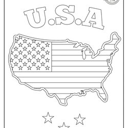 Superlative Printable Fun Patriotic American Flag Coloring Pages Kids Social