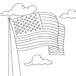The Highest Quality American Flag Coloring Page For Love Of Country Flags Forget