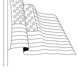 Legit American Flag Coloring Page Print Color Fun Us