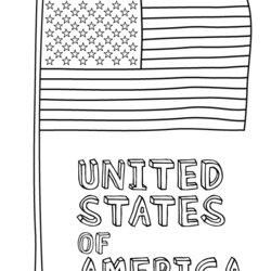 Super American Flag Coloring Pages Best For Kids