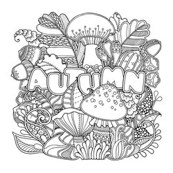 Superb Fall Coloring Pages For Adults Best Kids Autumn Adult Book Sheets Printable Colouring Color Print