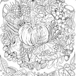 Wizard Hello Autumn Printable Adult Coloring Page From
