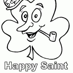 Printable St Day Coloring Pages Home Patrick Comments