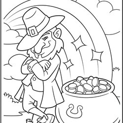 Superb Free St Day Coloring Pages Moms Crayola Leprechaun Colouring Offered