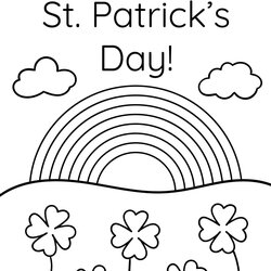Perfect Free Happy St Day Coloring Page Printable