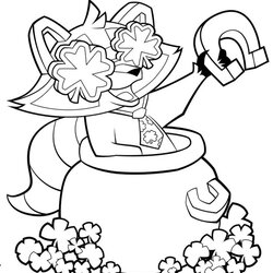 Splendid St Day Coloring Pages Best For Kids In Lucky