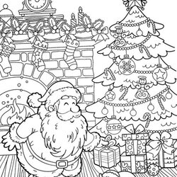 Free Easy To Print Adult Christmas Coloring Pages Room