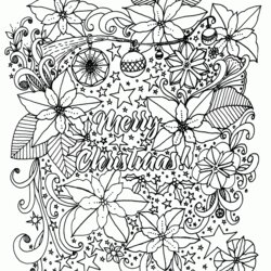 Capital Beautiful Christmas Coloring Pages For Adults Free Adult Printable Print Look Card Other