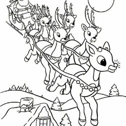 Sterling Free Printable Santa Claus Coloring Pages For Kids Sleigh