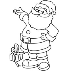 Splendid Santa Coloring Pages Best For Kids