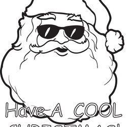 Magnificent Printable Santa Claus Coloring Page For Kids Cool Pages Christmas Drawing Drawings Easy Holiday