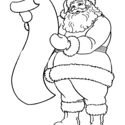 Matchless Free Christmas Coloring Sheets Santa List Printable Pages Holiday Kids Print