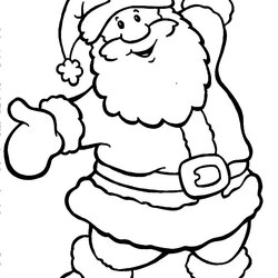 Sublime Santa Coloring Pages Best For Kids Page