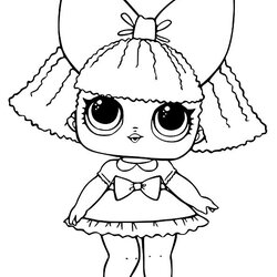 Fine Coloring Book Download Doll Surprise Dolls Pages Kids